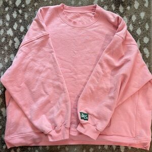 Daily Drills Pink Crewneck Sweatshirt